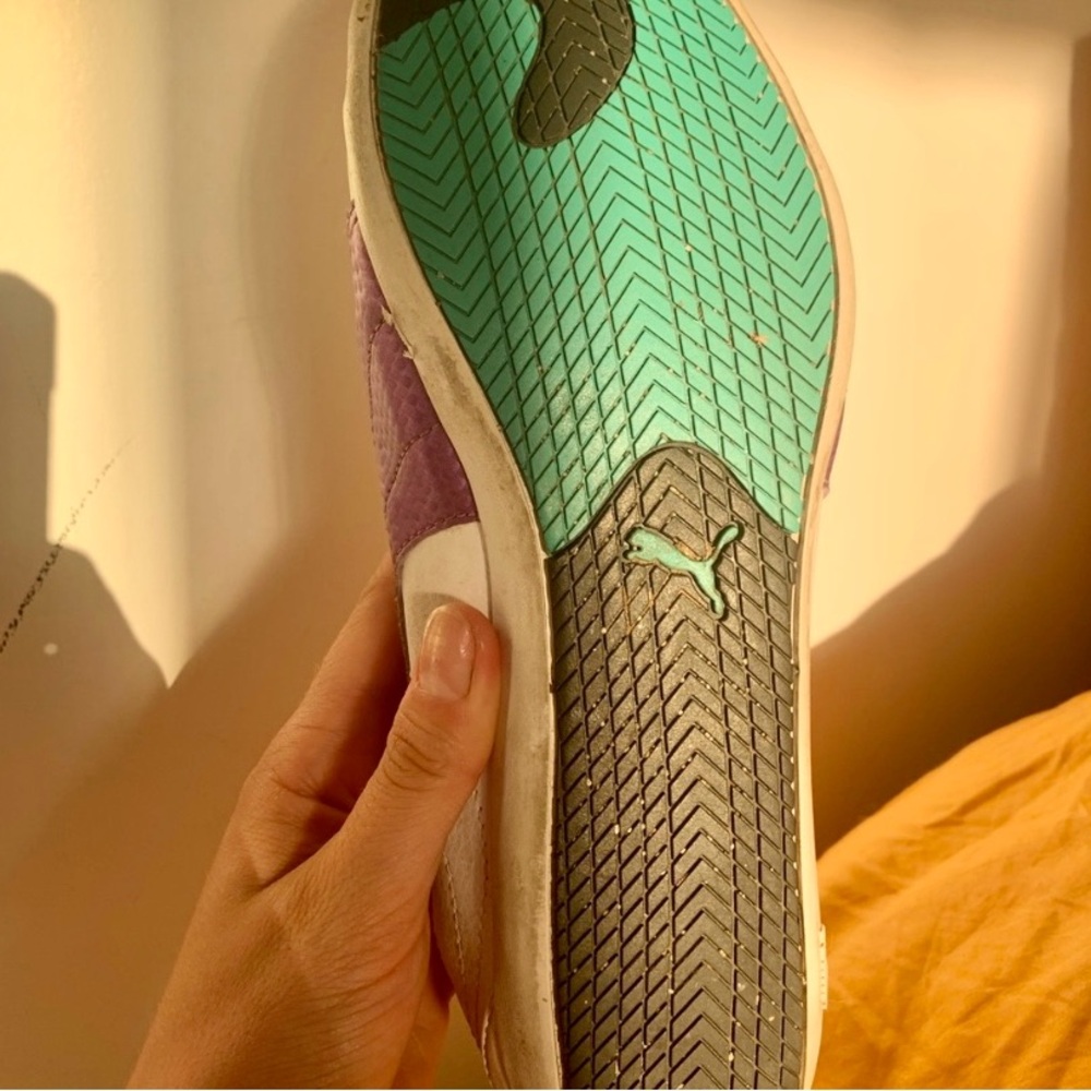 Puma Speedcat Leather Sneakers - Purple and Teal - Picture 5 of 5